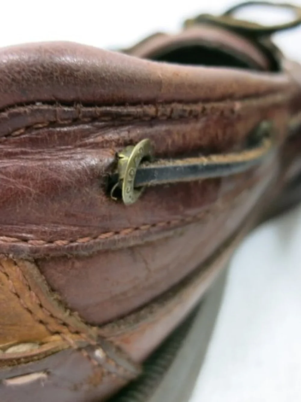 Sperry Oil Tanned Leather Deck Shoes Mako Top-Sider Men's Footwear Shoes Sz 8 M